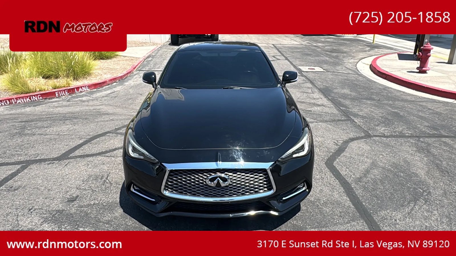 Used 2017 INFINITI Q60 2.0t w/ Moonroof Package RWD image 3