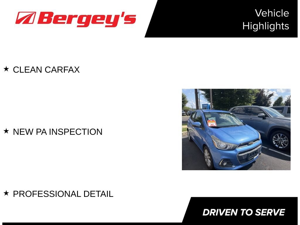Used 2016 Chevrolet Spark LT w/ Driver Confidence Package FWD image 4