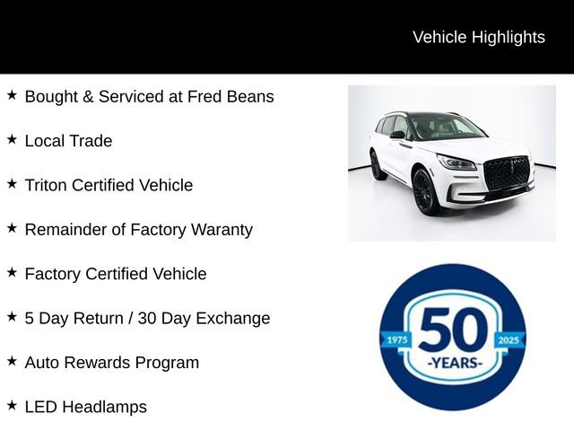 Certified 2025 Lincoln Corsair Reserve w/ Equipment Group 202A image 7