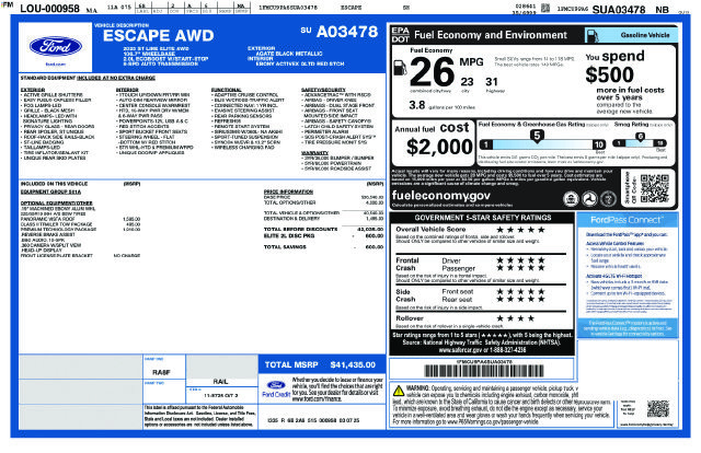 Used 2025 Ford Escape ST-Line Elite w/ Premium Technology Package AWD/4WD image 23