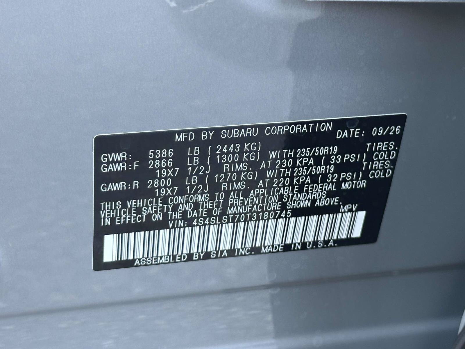 New 2026 Subaru Forester Touring AWD/4WD image 15