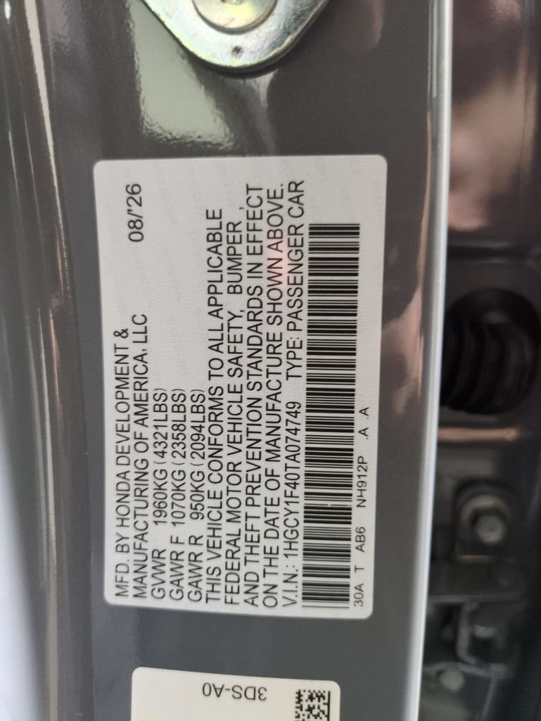 New 2026 Honda Accord SE image 29