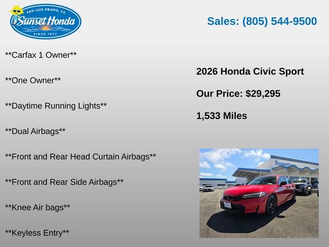 Used 2026 Honda Civic Sport image 9