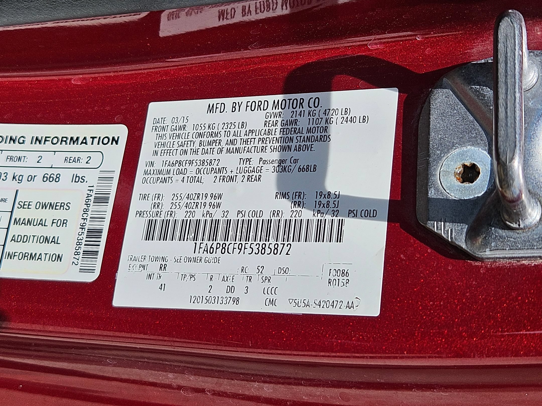 Used 2015 Ford Mustang GT Premium RWD image 30