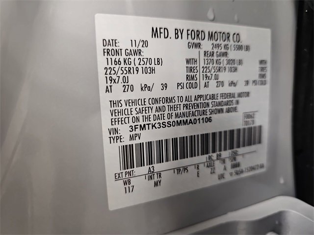 Certified 2021 Ford Mustang Mach-E Premium image 34