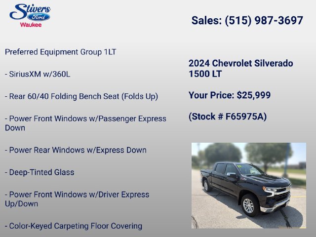 Used 2024 Chevrolet Silverado 1500 LT w/ Z71 Off-Road Package AWD/4WD image 8