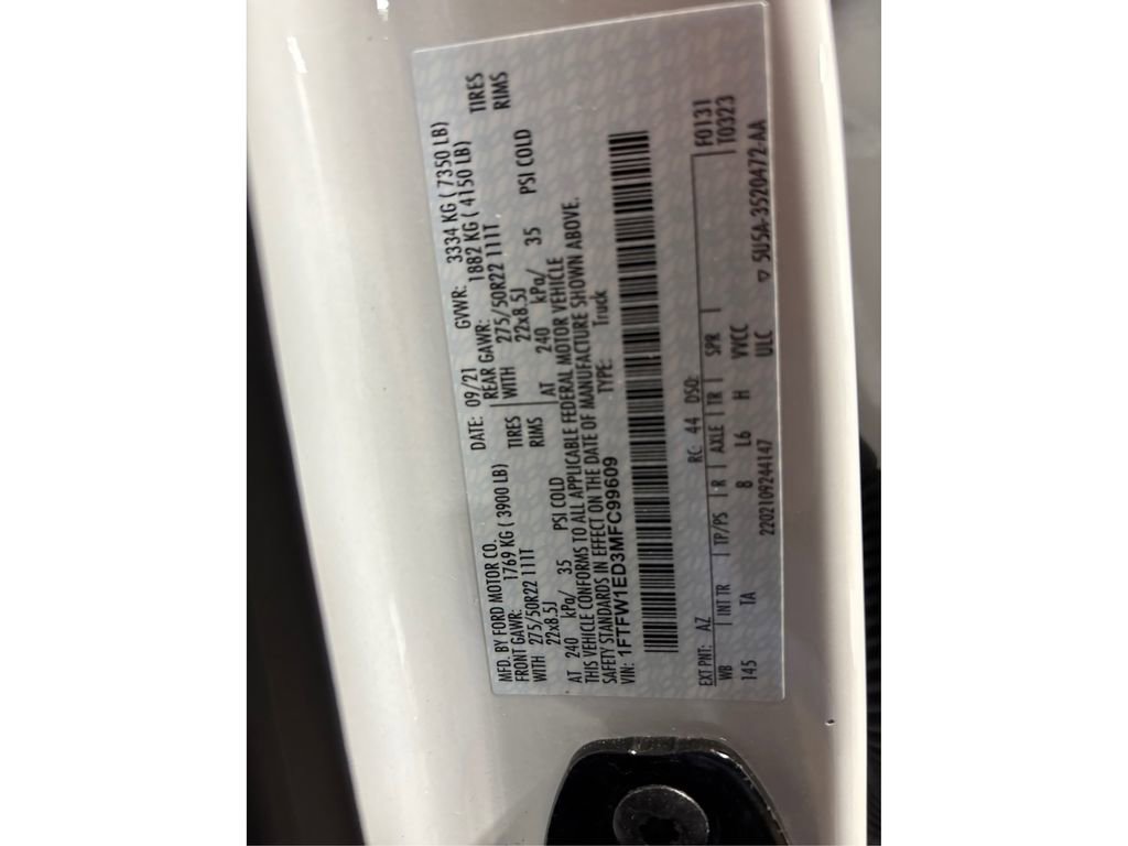 Used 2021 Ford F150 Limited AWD/4WD image 19