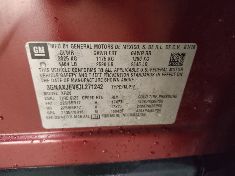 Used 2018 Chevrolet Equinox LT w/ Sun & Infotainment Package FWD image 33