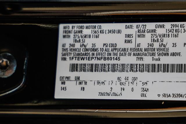 Used 2022 Ford F150 XLT w/ Equipment Group 302A High image 14