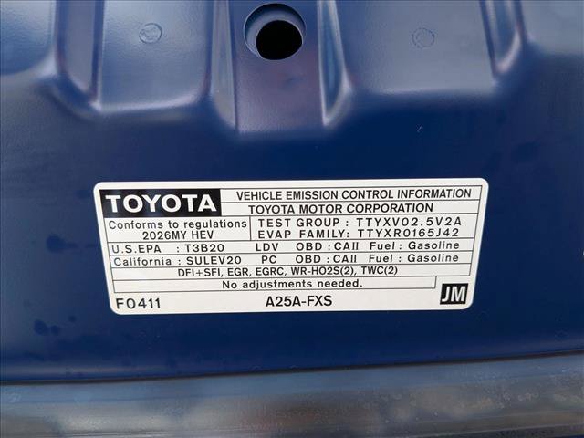 Certified 2026 Toyota Camry XLE FWD image 25