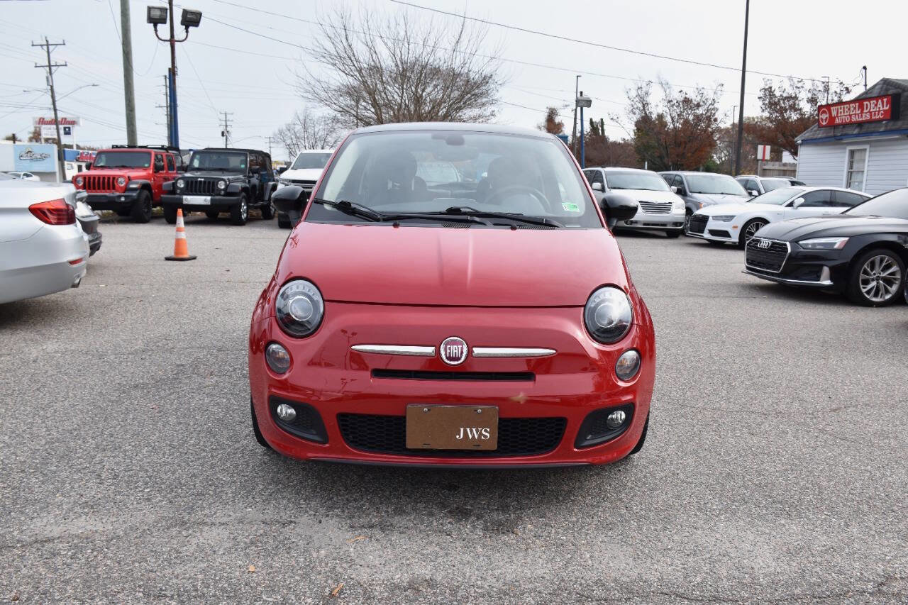 Used 2017 FIAT 500 Pop w/ Sport Black Trim Package image 3