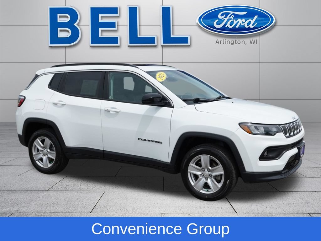 Used 2022 Jeep Compass Latitude w/ Sun and Sound Group AWD/4WD 360° Tour
