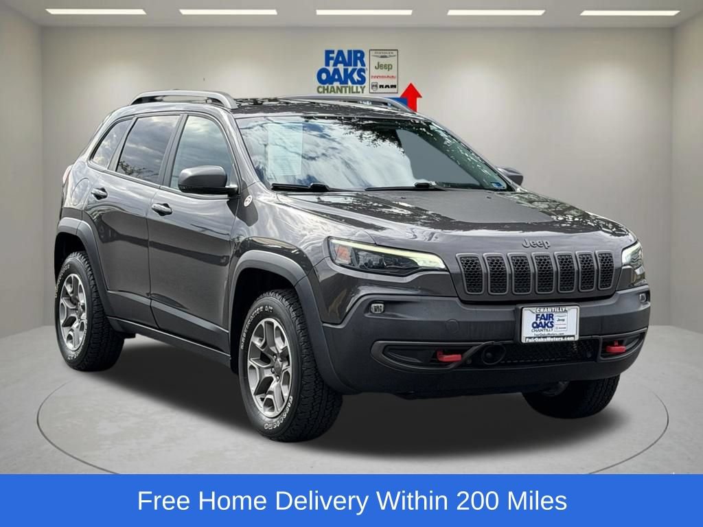 Used 2021 Jeep Cherokee Trailhawk w/ Sun, Sound & Nav Group AWD/4WD image 1