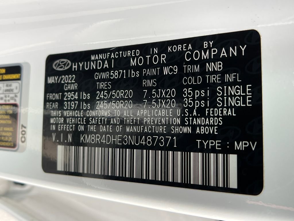 Used 2022 Hyundai Palisade SEL w/ 8P Bench Seat Package image 29