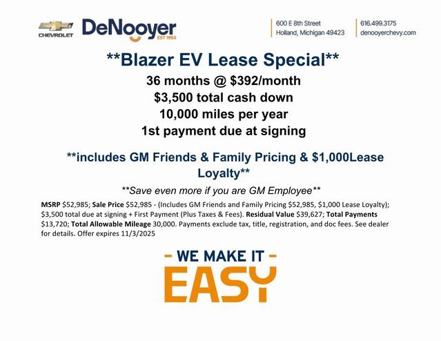 New 2025 Chevrolet Blazer EV LT image 2