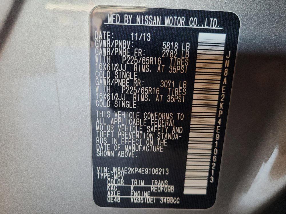 Used 2014 Nissan Quest S FWD image 33