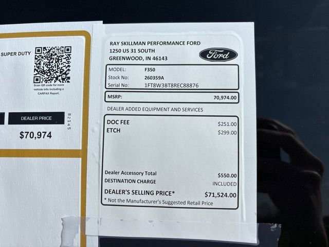 Certified 2024 Ford F350 Lariat w/ Black Appearance Package image 2