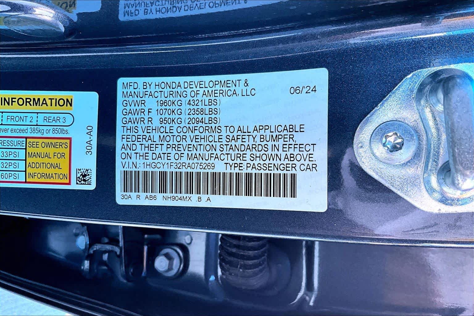 Used 2024 Honda Accord EX image 34