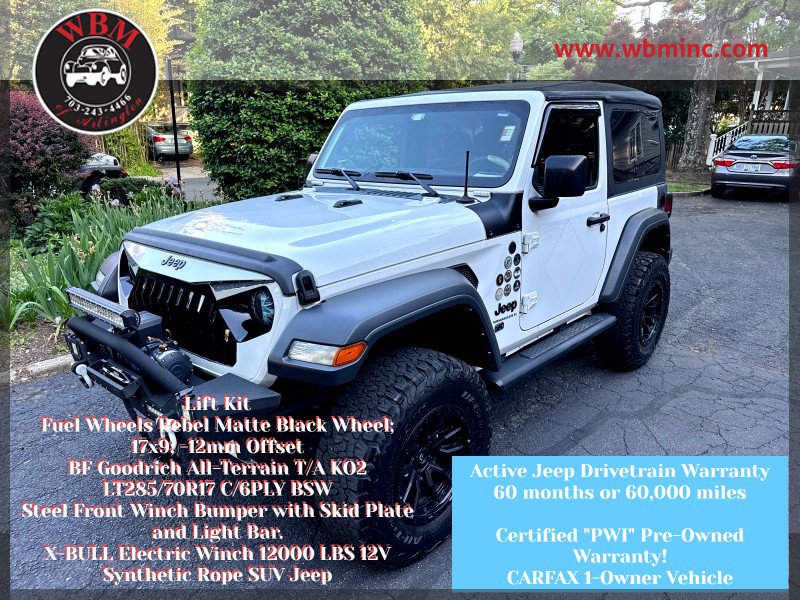Used 2023 Jeep Wrangler Sport AWD/4WD image 1