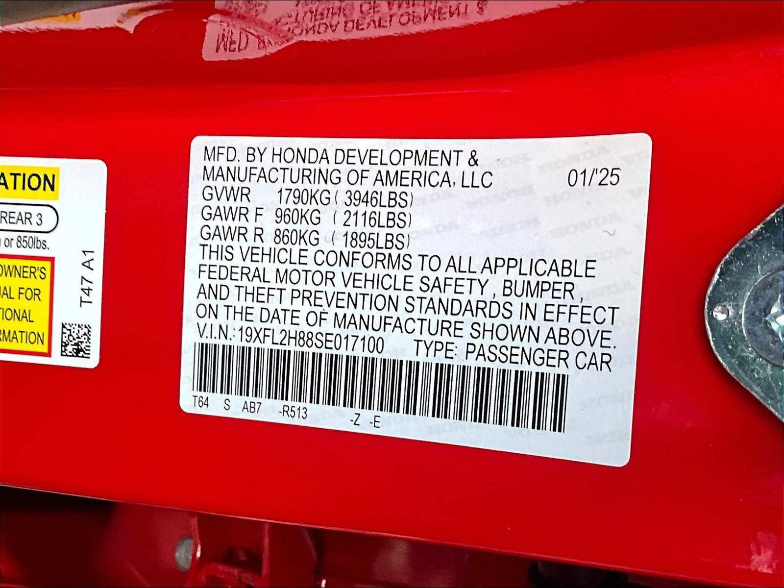 New 2025 Honda Civic Sport image 18