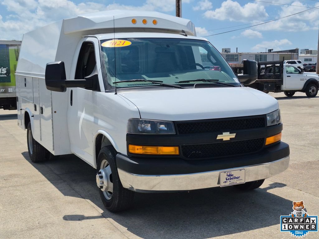 Used 2021 Chevrolet Express 3500 w/ Power Convenience Package RWD image 1