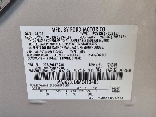 Used 2021 Ford EcoSport SES AWD/4WD image 25