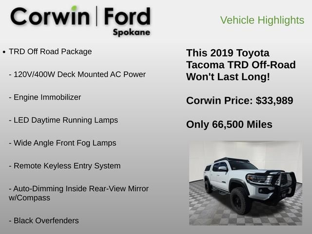 Used 2019 Toyota Tacoma TRD Off-Road w/ Technology Package image 6