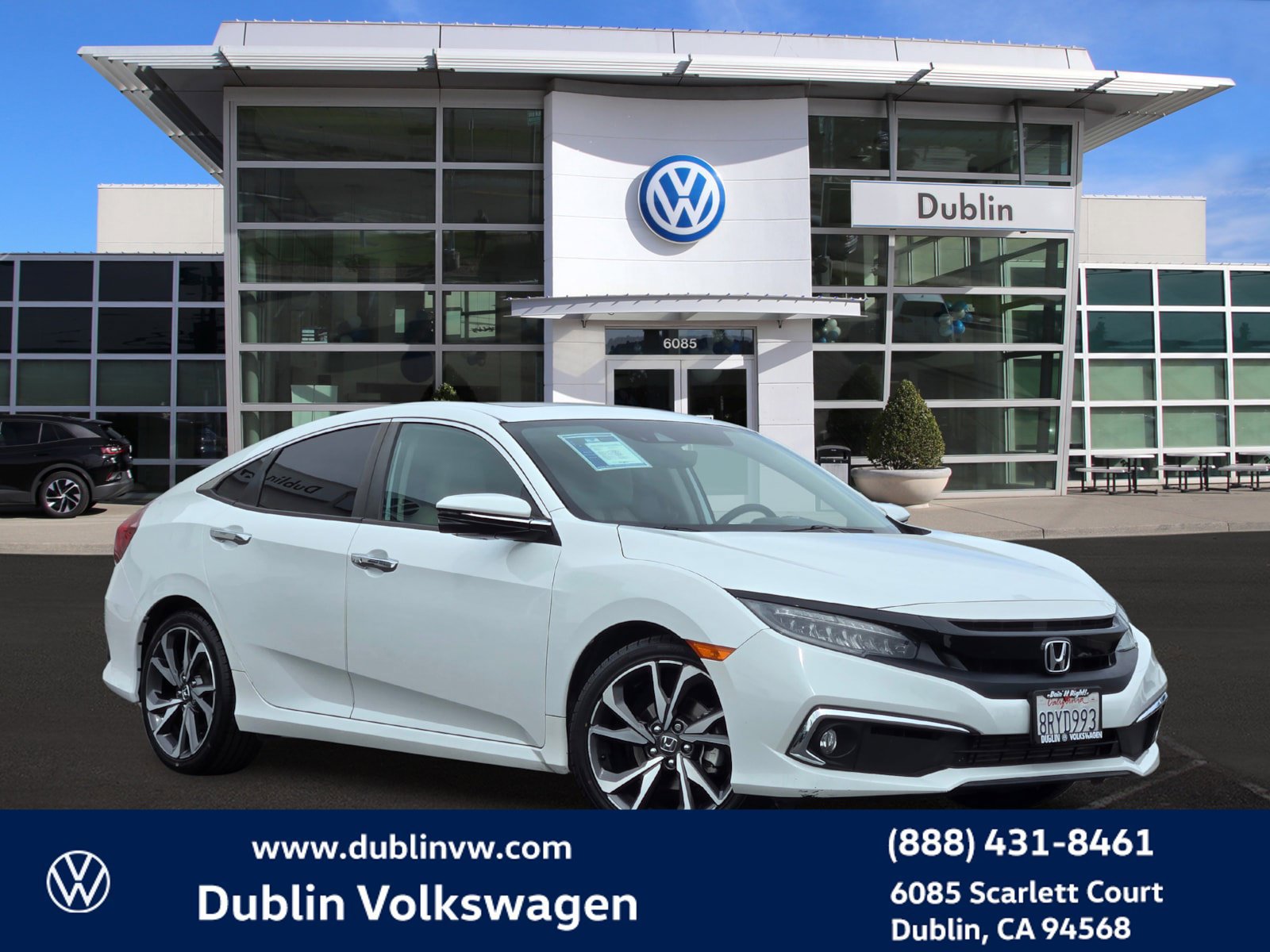 Used 2020 Honda Civic Touring image 1