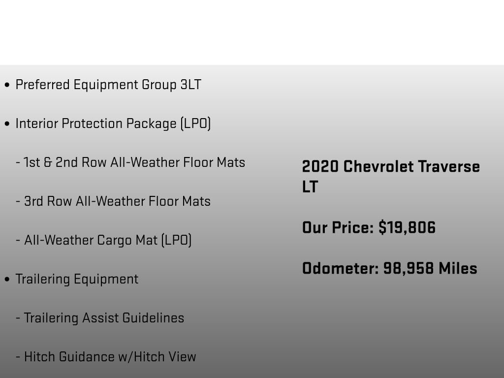 Used 2020 Chevrolet Traverse LT FWD image 6