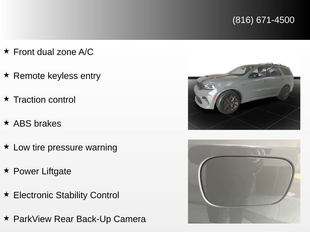 Used 2023 Dodge Durango R/T w/ Hemi Orange Plus Package image 87