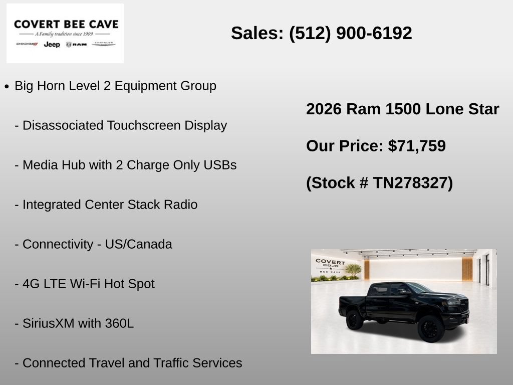 New 2026 RAM 1500 Lone Star AWD/4WD image 39