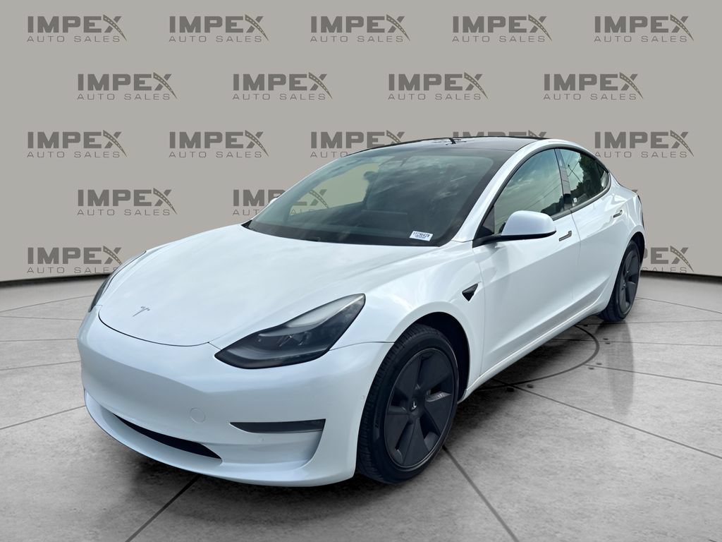 Used 2021 Tesla Model 3 Long Range AWD/4WD image 1
