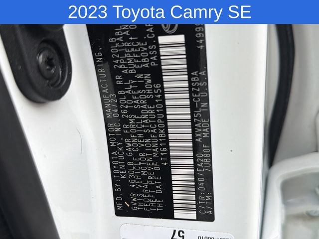 Used 2023 Toyota Camry SE AWD/4WD image 30