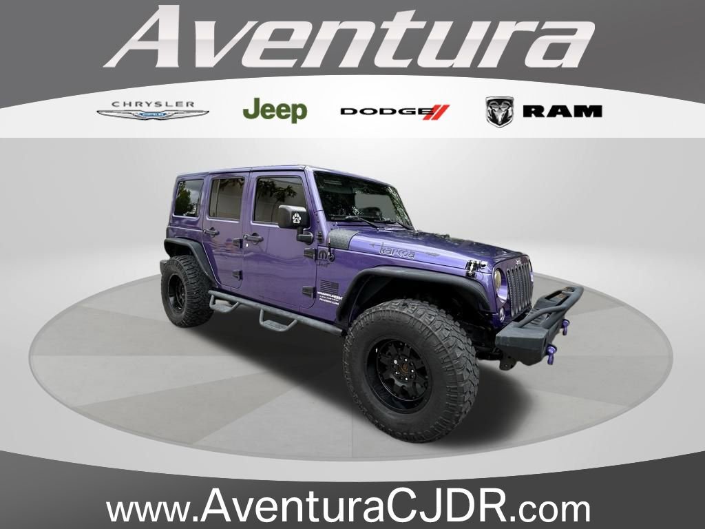 Used 2017 Jeep Wrangler Unlimited Rubicon w/ Connectivity Group AWD/4WD image 1