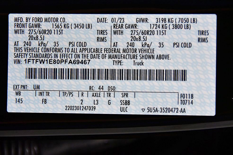 Used 2023 Ford F150 XLT w/ Equipment Group 302A High image 19