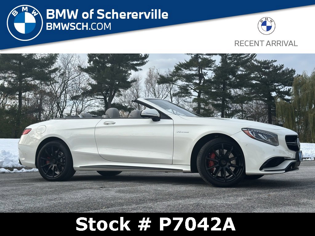 Used 2017 Mercedes-Benz S 63 AMG 4MATIC Cabriolet image 1