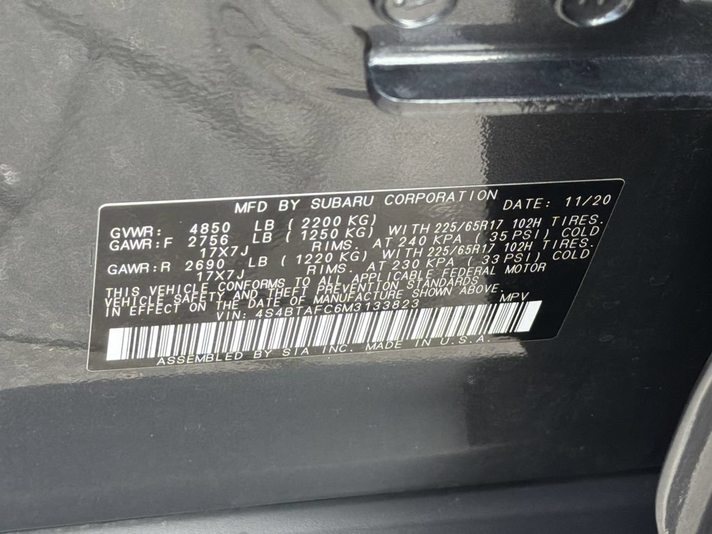 Certified 2021 Subaru Outback Premium AWD/4WD image 35