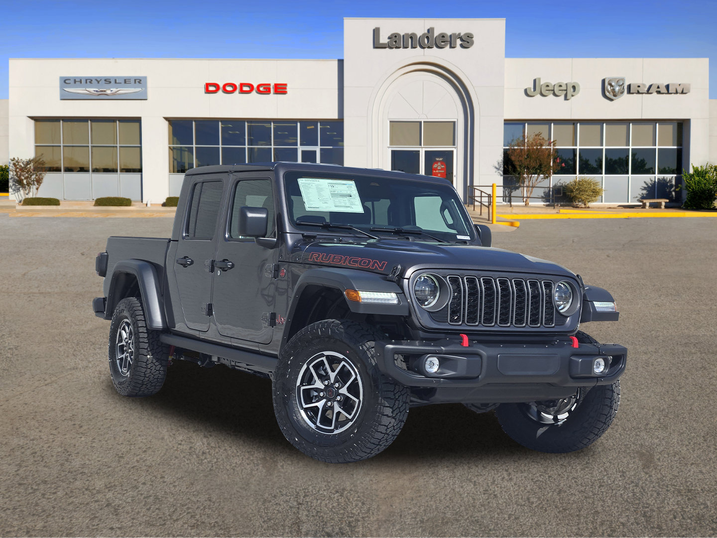 New 2026 Jeep Gladiator Rubicon w/ Steel Bumper Group