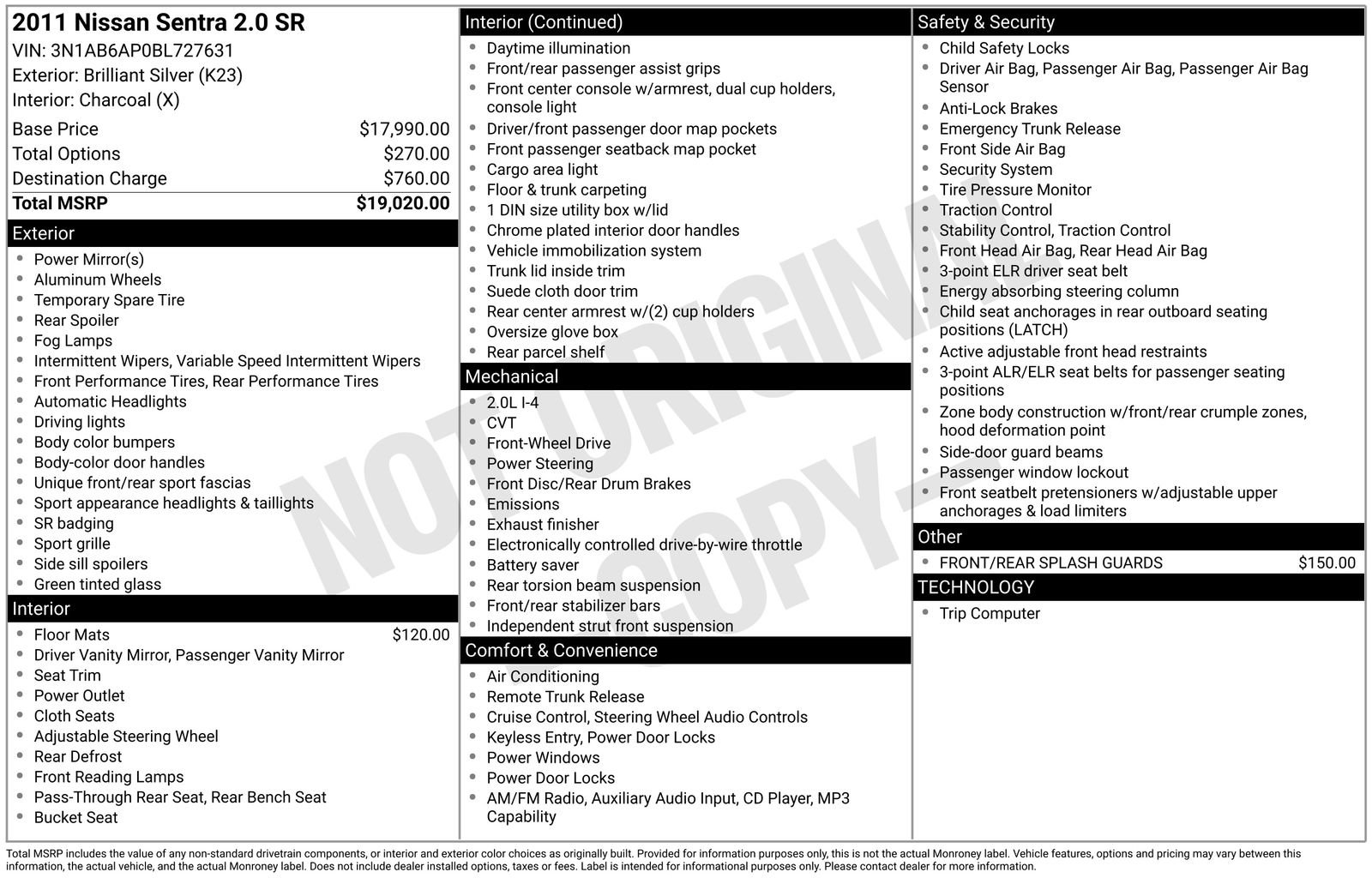 Used 2011 Nissan Sentra 2.0 SR FWD image 40