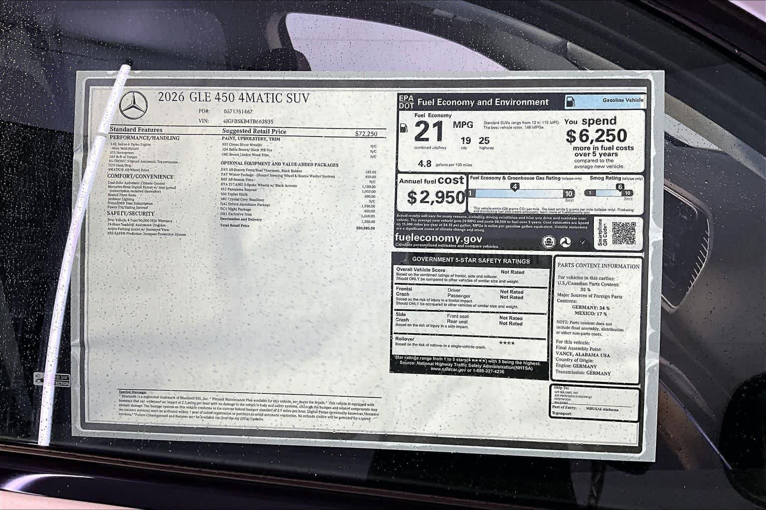 New 2026 Mercedes-Benz GLE 450 4MATIC image 18