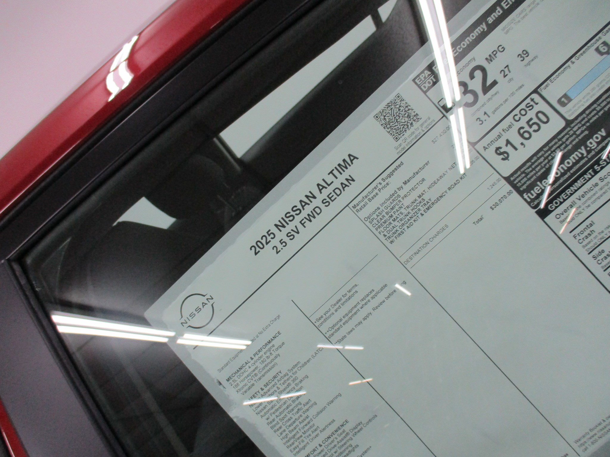 New 2025 Nissan Altima 2.5 SV image 18