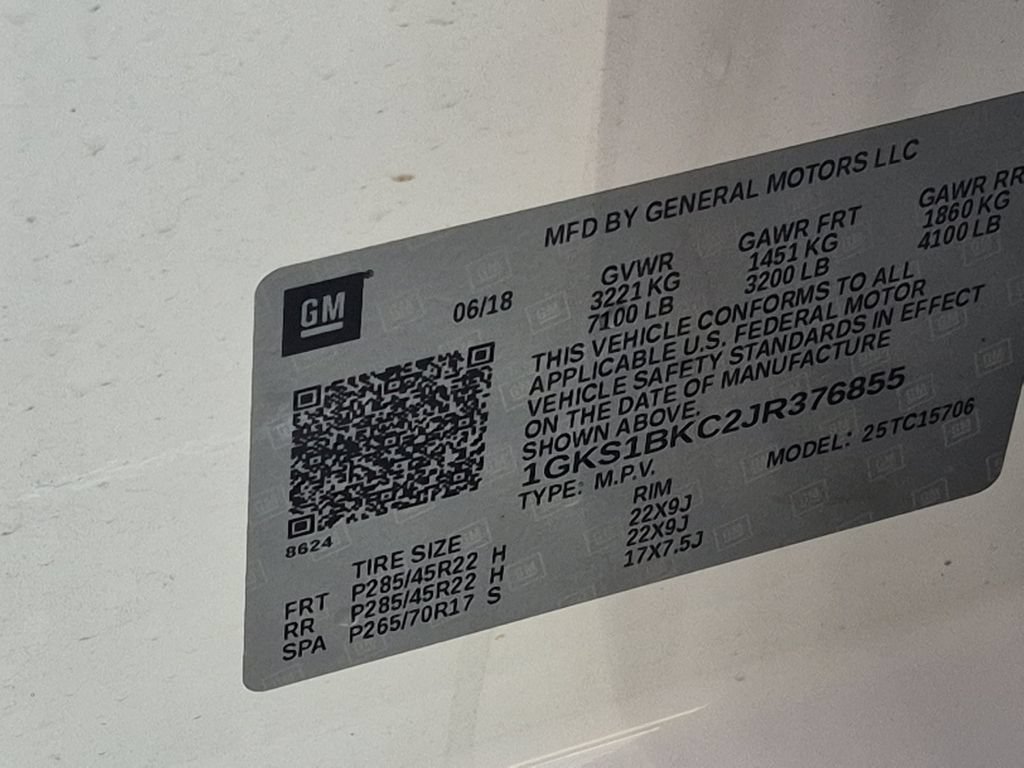 Used 2018 GMC Yukon SLT w/ Premium Edition RWD image 31
