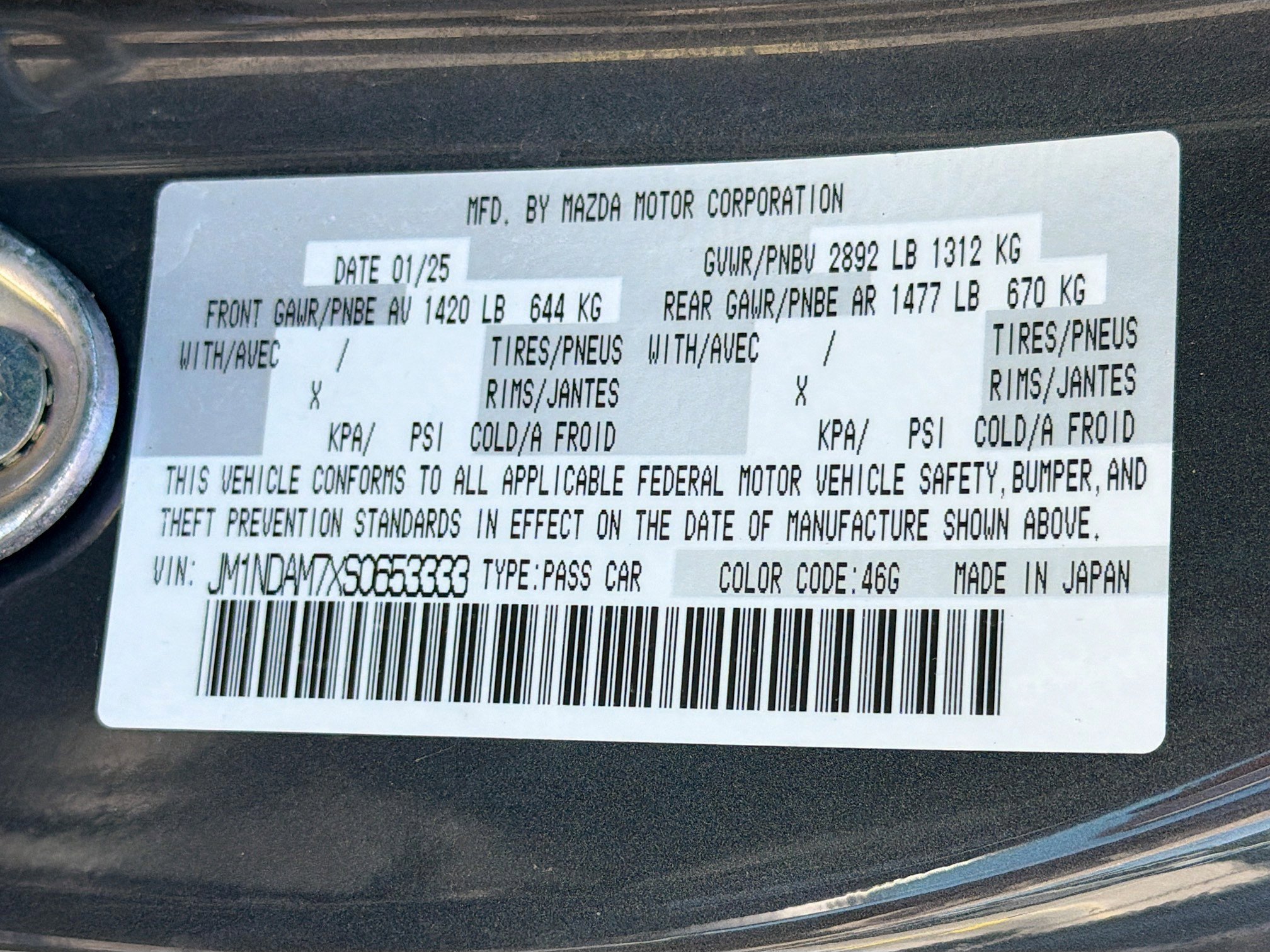 Used 2025 MAZDA MX-5 Miata RF Grand Touring RWD image 39