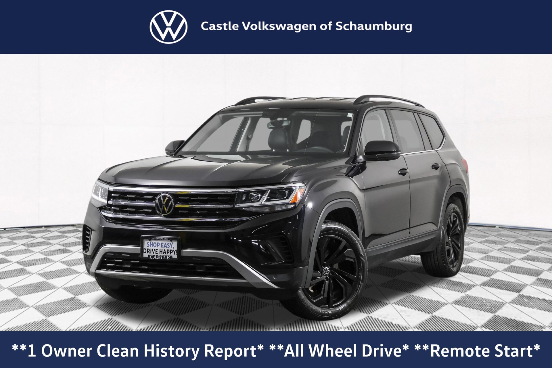 Used 2023 Volkswagen Atlas SE w/ Black Wheel Package
