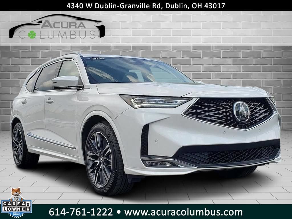 Certified 2026 Acura MDX w/ Advance Package