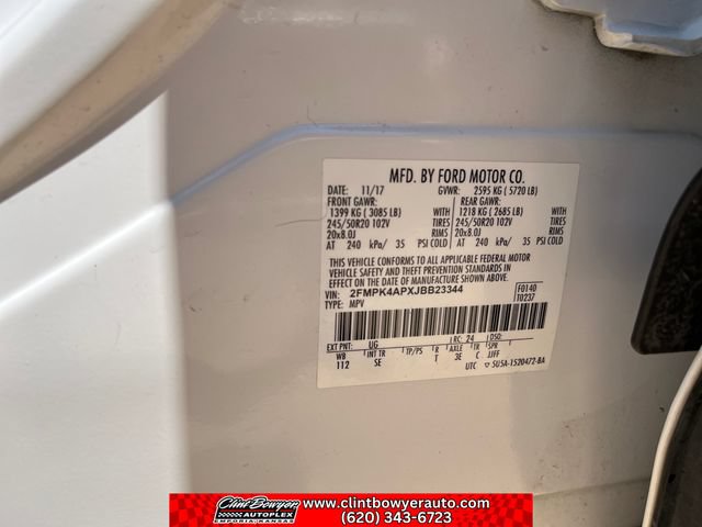 Used 2018 Ford Edge Sport w/ Equipment Group 401A AWD/4WD image 24