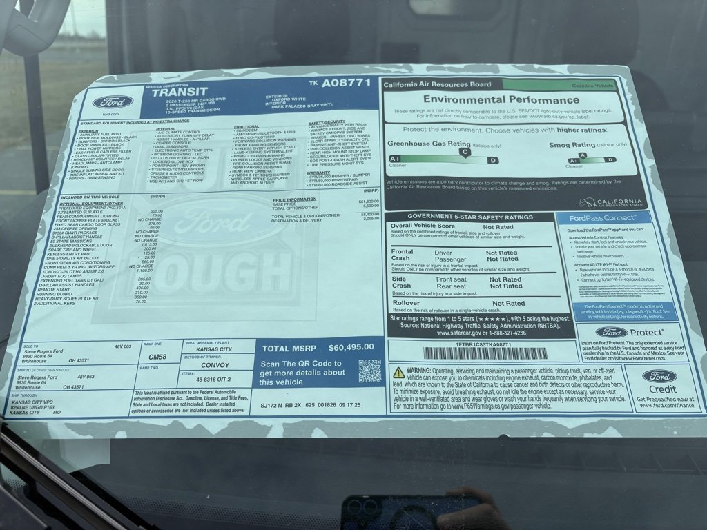 New 2026 Ford Transit 250 148 Medium Roof image 28