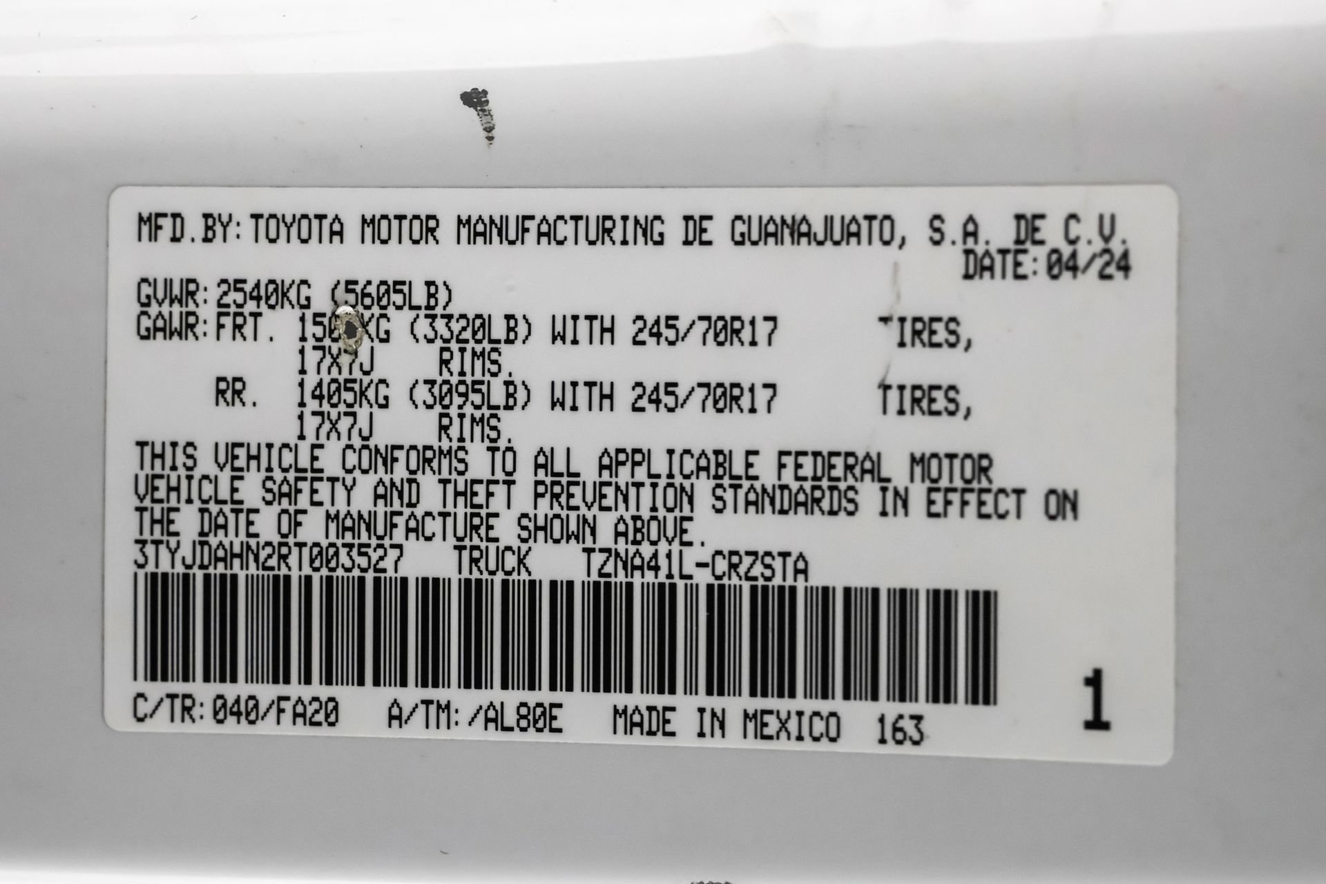 Used 2024 Toyota Tacoma SR RWD image 44