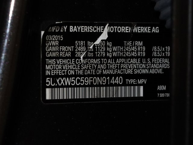 Used 2015 BMW X4 xDrive35i image 39