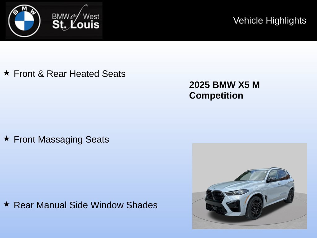 Used 2025 BMW X5 M Competition w/ Executive Package AWD/4WD image 24